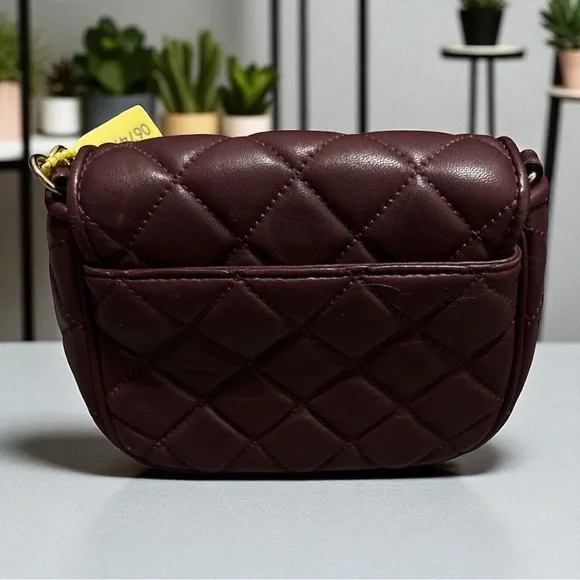 Michael Kors Quilted Burgundy Mini Bag - Picture 3 of 8